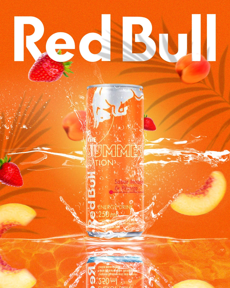 Red Bull - Morango e Pêssego