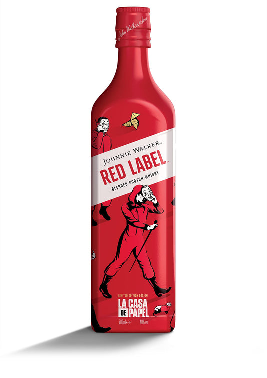 Whisky Johnnie Walker Red Label - Edição La Casa de Papel