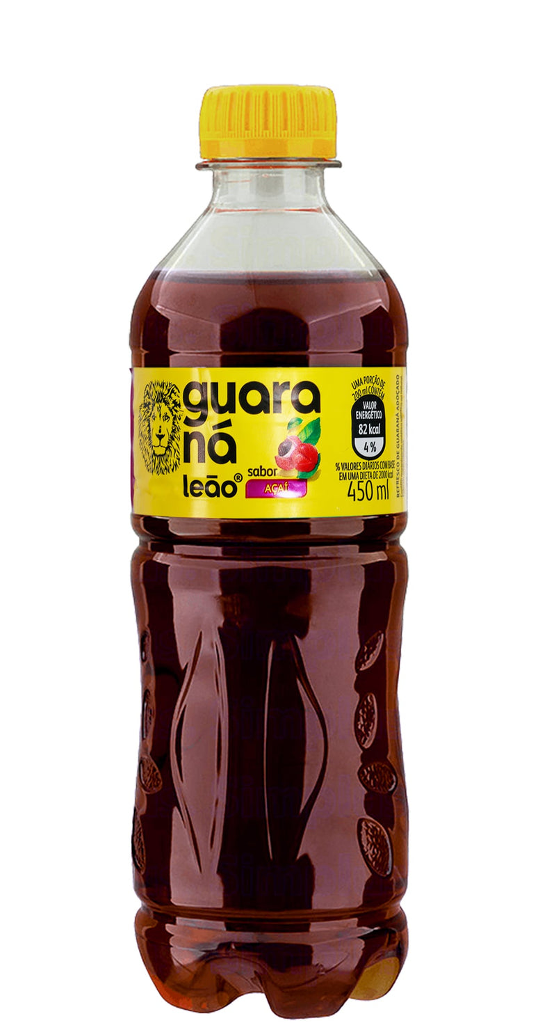 Guaraná Leão Sabor Açaí 450ml
