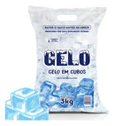 Saco de Gelo Cristalino e Potável – Pacote de 3kg!