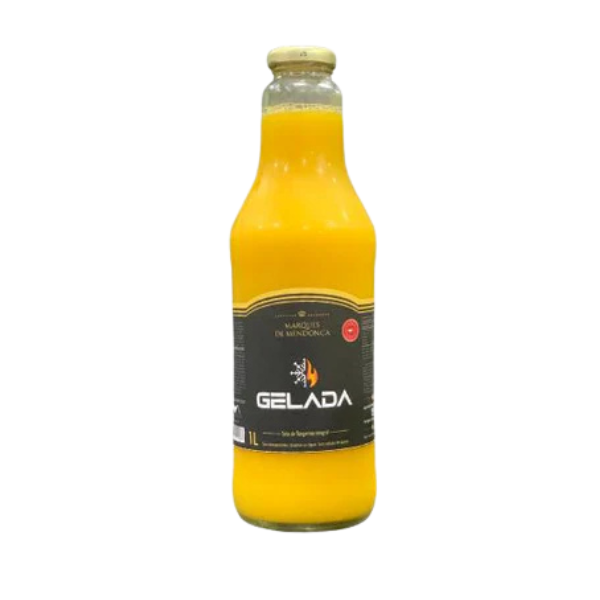 Gelada - Suco integral tangerina garrafa 1 litro