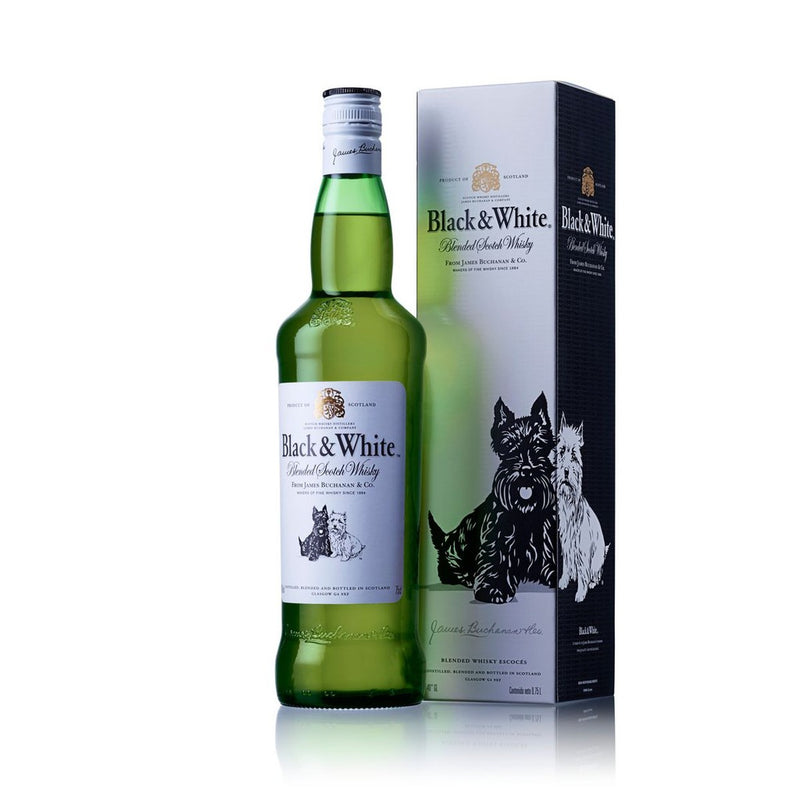 Whisky Escocês Black & White 1L
