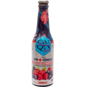 QN Gin + Tônica Frutas Vermelhas 355ml