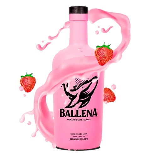 Licor de Morango com Tequila Ballena 750ml